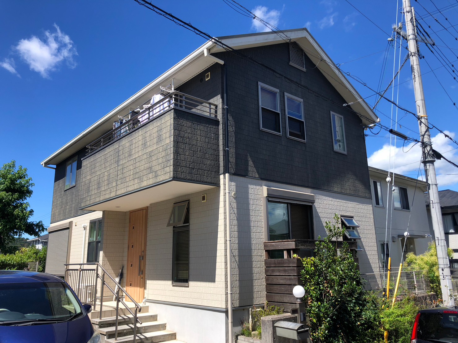 神戸市外壁塗装｜人気のツートンカラーで魅せるおしゃれな住まい