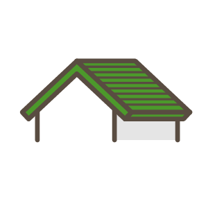 屋根のイラスト