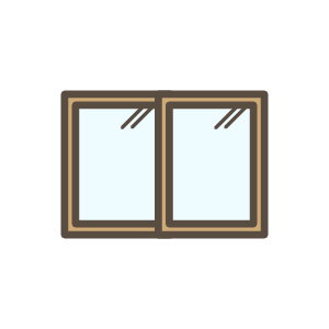 窓のイラスト